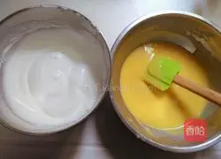 Illustration of six-inch chiffon cake (post-egg method) 4