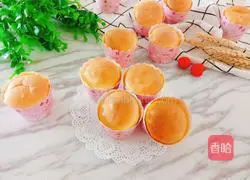 Illustration of how to make cup chiffon cake 14
