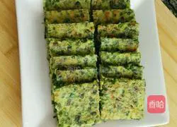 Leek and Egg Pancake Recipe Illustration 7