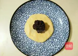 Illustration of how to make bean paste and pumpkin cake 8