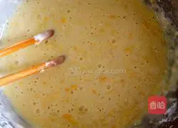 Illustration of how to make soft and glutinous sweet corn cakes 2