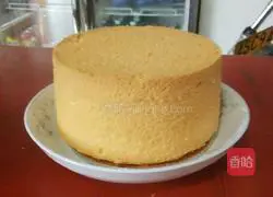Illustration of how to make chiffon cake 10