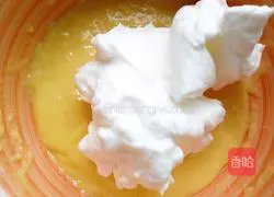 Illustration of how to make cup chiffon cake 10