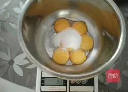 Latte chiffon cake (baking pan method) Practice illustration 2