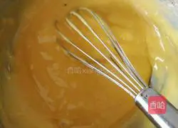 Illustration of how to make chiffon cake cake embryo 2