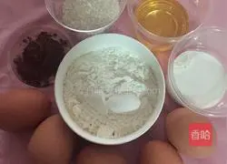 Latte Art Illustration of how to make chiffon cake 1