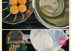 Illustration of how to make chiffon cupcakes 1