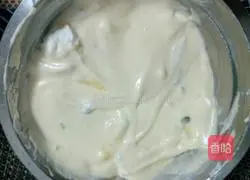 Illustration of how to make green onion and salty chiffon cake 12