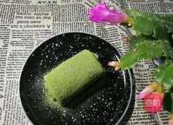 Illustration of how to make matcha honey bean towel roll 14