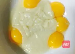 Two-color chiffon cake recipe 4