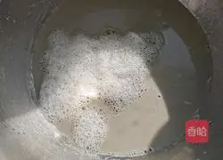 Illustration of how to make egg black tofu cake<dry fried version and sweet and sour version>3