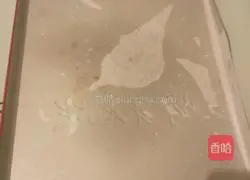 Illustration of how to make pattern roll cake 10