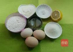 Yoghurt chiffon cake (six-inch) recipe illustration 1