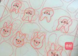 Illustration of how to make bear and rabbit cake rolls 3