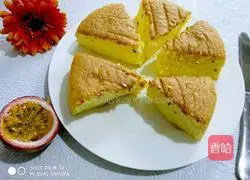 Passion fruit Illustration of how to make chiffon cake 11