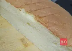 Illustration of how to make chiffon cake 8