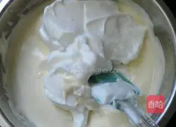 Illustration of how to make original rice chiffon cake 13