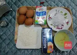 Illustration of how to make cream cake roll 1