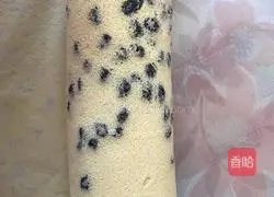 Illustration of how to make raisin cake rolls 19