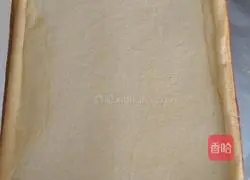 Illustration of how to make meat floss cake rolls 18