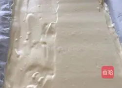 Illustration of how to make meat floss cake rolls 12