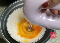 No oil Illustration of how to make 6-inch sponge cake 4