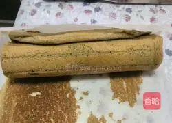 Illustration of how to make coffee wine cake rolls 17