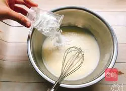 Illustration of how to make banana waffles 5