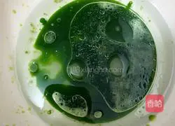 Spinach juice chiffon cake recipe 2