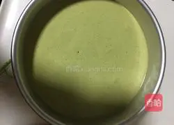 Matcha Qi Illustration of how to make wind cake 9