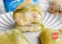 Illustration of how to make vegetable pancake and potato rolls 9