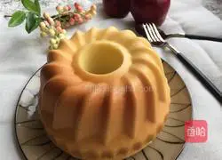 Illustration of how to make light cream chiffon cake 11