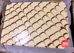 Illustration of how to make pattern cake rolls 18