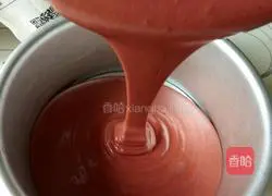 Red velvet chiffon cake (fluff marshmallow version) recipe illustration 9