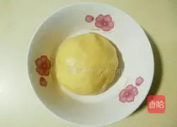Illustration of how to make pumpkin cake with bean paste 6