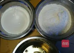 Illustration of how to make chiffon cake 1