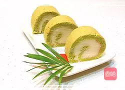 Illustration of how to make yam rolls with green juice 1
