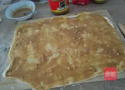 Illustration of how to make peanut butter sesame cakes with grape seed oil particles 4