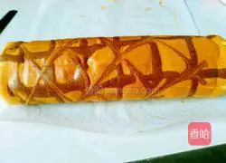 Illustration of how to make Xiwang Oil Cake Roll 20
