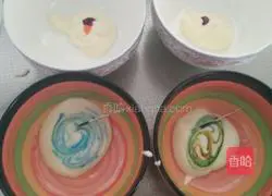 Rainbow Chiffon Cake Illustration of how to do it 15