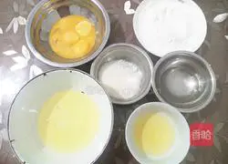 Illustration of how to make chiffon cake 1