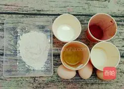 Patterned chiffon cake (six inches) ) Illustration of the practice 1