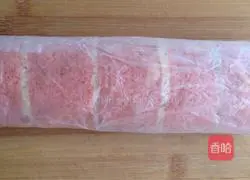 Red velvet striped cake roll recipe 17