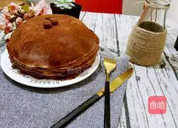 Hazelnut cream filled chocolate layer cake (6 inches) illustration 15