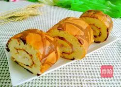 Illustration of how to make Xiwang Oil Cake Roll 22