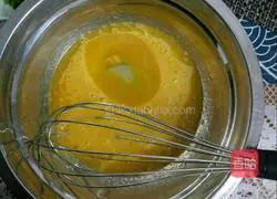 Illustration of how to make green onion salty chiffon cake 4