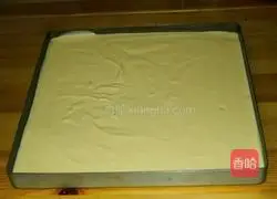 Illustration of how to make meat floss cake rolls 7