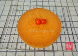 Illustration of how to make eight-inch chiffon cake 16