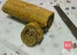 Illustration of how to make coffee wine cake rolls 19