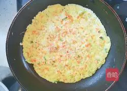 Carrot Egg Pancake Recipe Illustration 11